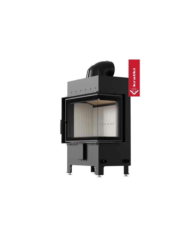 Teplovzdušná kozubová vložka KRATKI - LUCY 12 BS - pravá 