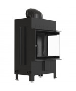 Teplovzdušná kozubová vložka KRATKI - LUCY 12 BS - pravá 