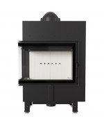 Kratki LUCY 12 SLIM BS ľavé presklenie - krbová vložka rohová