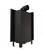 Kratki LUCY 12 SLIM BS ľavé presklenie - krbová vložka rohová