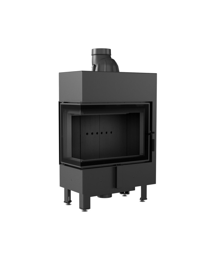 Kratki LUCY 12 SLIM BS ľavé presklenie - krbová vložka rohová