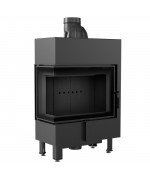 Kratki LUCY 12 SLIM BS ľavé presklenie - krbová vložka rohová