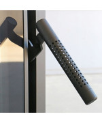 Kratki LUCY 12 SLIM BS pravé presklenie - krbová vložka rohová