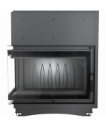 Kratki OLIWIA 16 BS DECO ľavé presklenie - krbová vložka