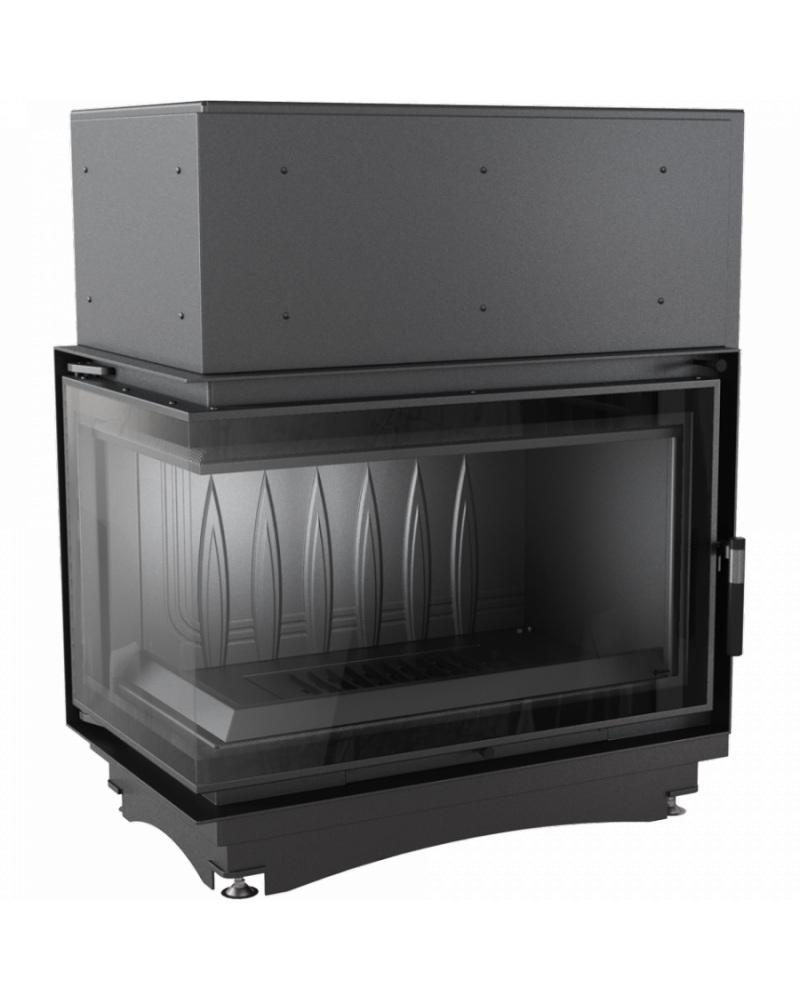 Kratki OLIWIA 16 BS DECO ľavé presklenie - krbová vložka