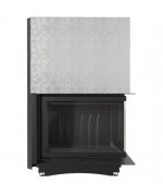 Kratki AMELIA 21 BS DECO pravé presklenie, výsuv - krbová vložka rohová