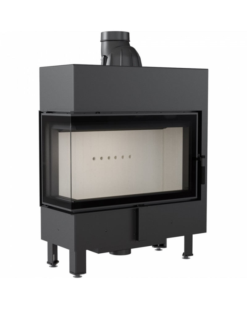 Kratki LUCY 14 SLIM BS ľavé presklenie - krbová vložka rohová