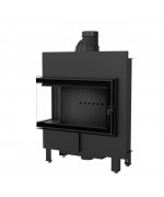 Kratki LUCY 14 SLIM BS ľavé presklenie - krbová vložka rohová