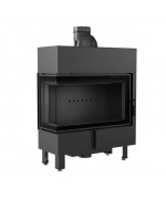 Kratki LUCY 14 SLIM BS ľavé presklenie - krbová vložka rohová