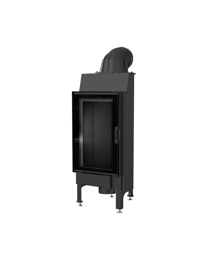 Kratki Nadia 9 kW čierne ohnisko - krbová vložka rovná