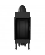 Kratki Nadia 9 kW čierne ohnisko - krbová vložka rovná