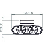 Distribučný box TPK 1x75 mm/125 mm