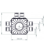 Rozdeľovací box TPK 6x75 mm/160 mm