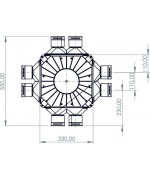 Rozdeľovací box TPK 8x75 mm/160 mm