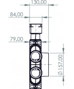 Rozdeľovací box TPK 6x75 mm/200 mm