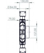 Rozdeľovací box TPK 8x75 mm/160 mm