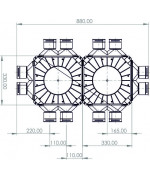 Rozdeľovací box TPK 12x75 mm/200 mm
