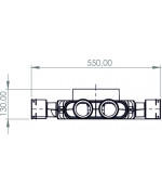 Rozdeľovací box TPK 16x75 mm/200 mm