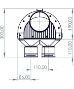 Distribučný box TPK 1x75 mm/125 mm