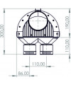 Distribučný box TPK 1x75 mm/125 mm