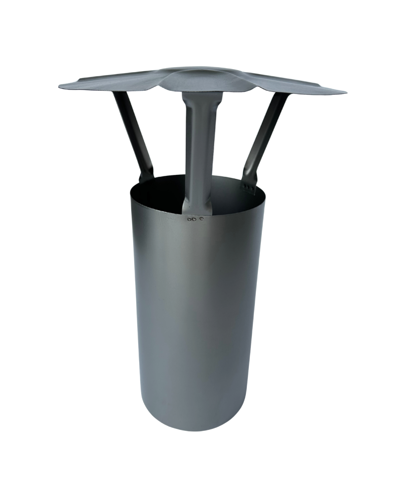 Rúra so strieškou ø110 mm dymovod