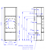 ROMOTOP LAREDO H kameň - akumulačné krbové kachle