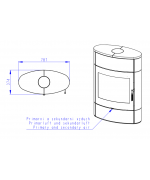 ROMOTOP NAVIA H keramika - krbové kachle