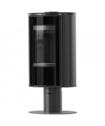 Kratki ERIK na podstavci, čierne ohnisko - krbové kachle