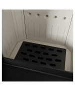 Kratki ERIK na podstavci, čierne ohnisko - krbové kachle