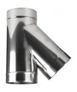 Sopúch ø150 / 45° nerez | 0,8 mm