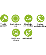 Flexibilné potrubie vzduchu VENT FLEX fi63mm - balenie 50m