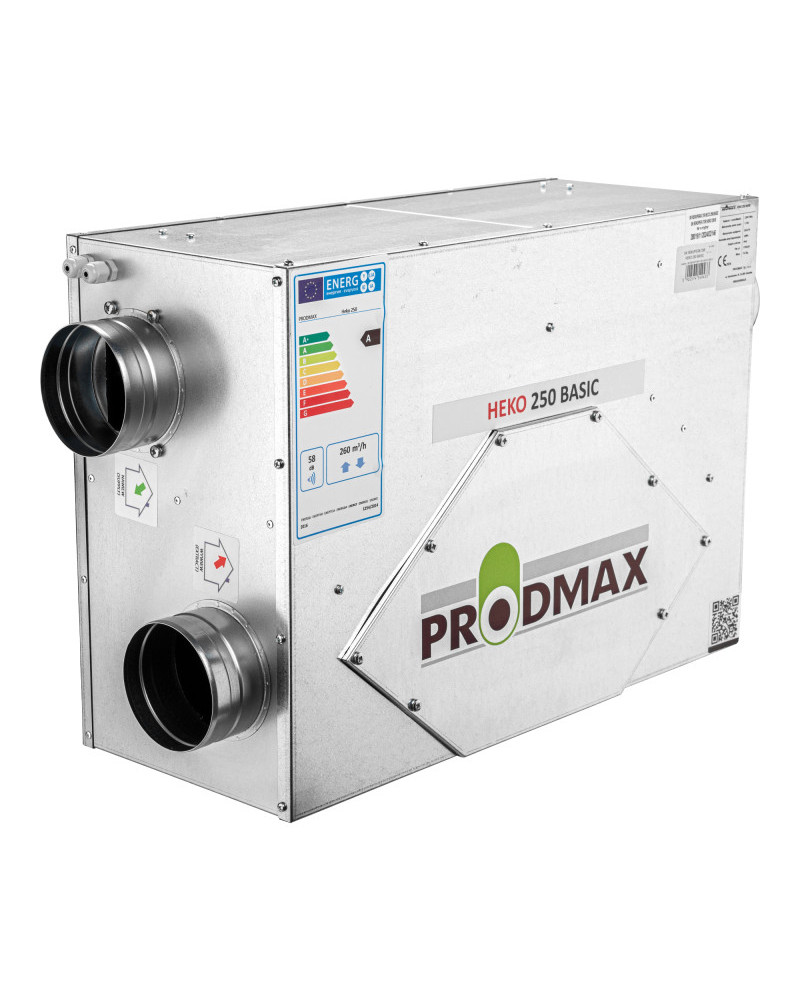 PRODMAX HEKO 250 CLASSIC - rekuperátor