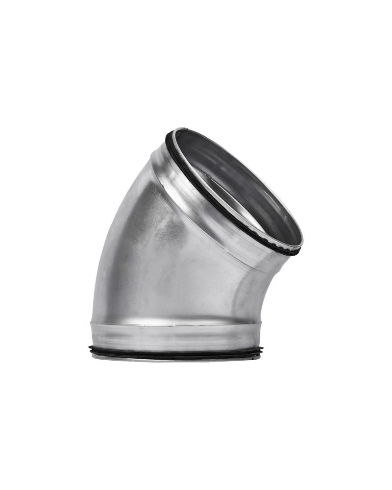 Koleno ohýbane SPIRO 45° ø125mm s tesnením