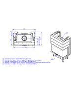 ROMOTOP HEAT C 3G L 80.52.31.24 – trojstranná krbová vložka