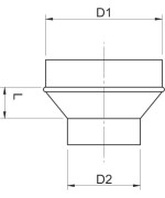 Redukcia SPIRO ø200/ø150 mm