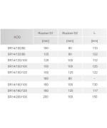 Redukcia s tesnením ø80/ø100 mm- SPIRO