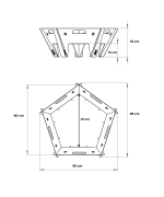 Záhradné ohnisko PRODMAX MODUL H-600