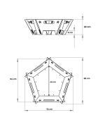 Záhradné ohnisko PRODMAX MODUL H-450