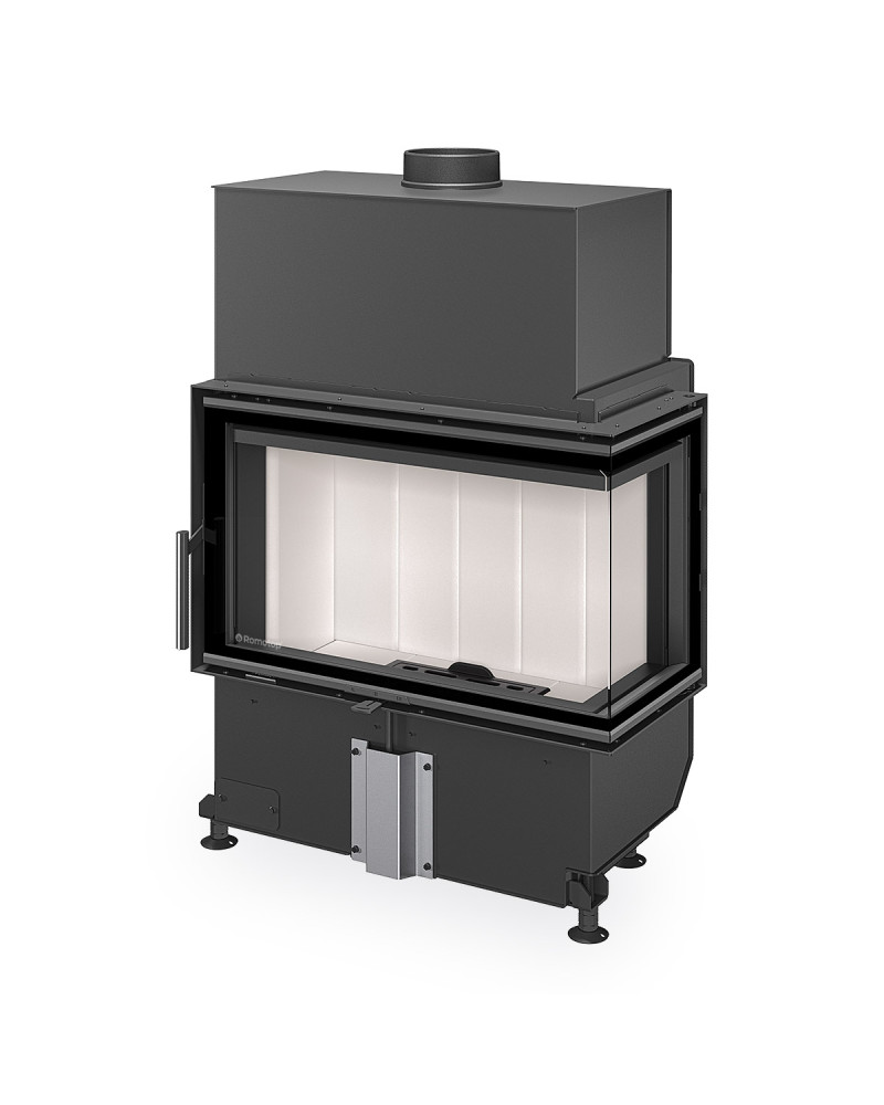 ROMOTOP HEAT R 4g S 70.44.33.24 - krbová vložka rohová s deleným sklom