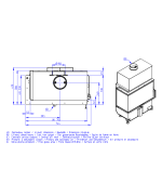 ROMOTOP HEAT L 4G S 70.44.33.24 - krbová vložka rohová s deleným sklom