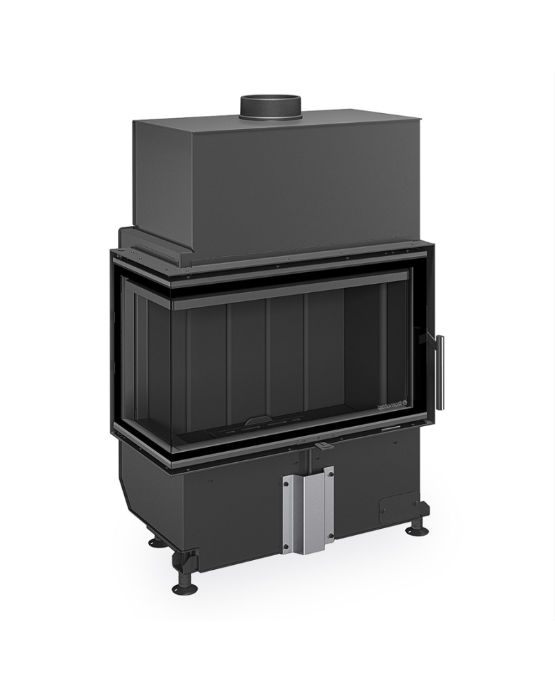 ROMOTOP HEAT L 4G S 70.44.33.26 - krbová vložka rohová s deleným sklom