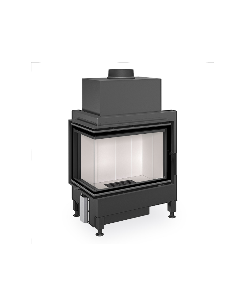 ROMOTOP HEAT L 4g S 65.51.40.24 - rohová krbová vložka s deleným sklom