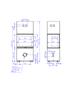 ROMOTOP LERA C G thermaline 61 - dizajnový krb