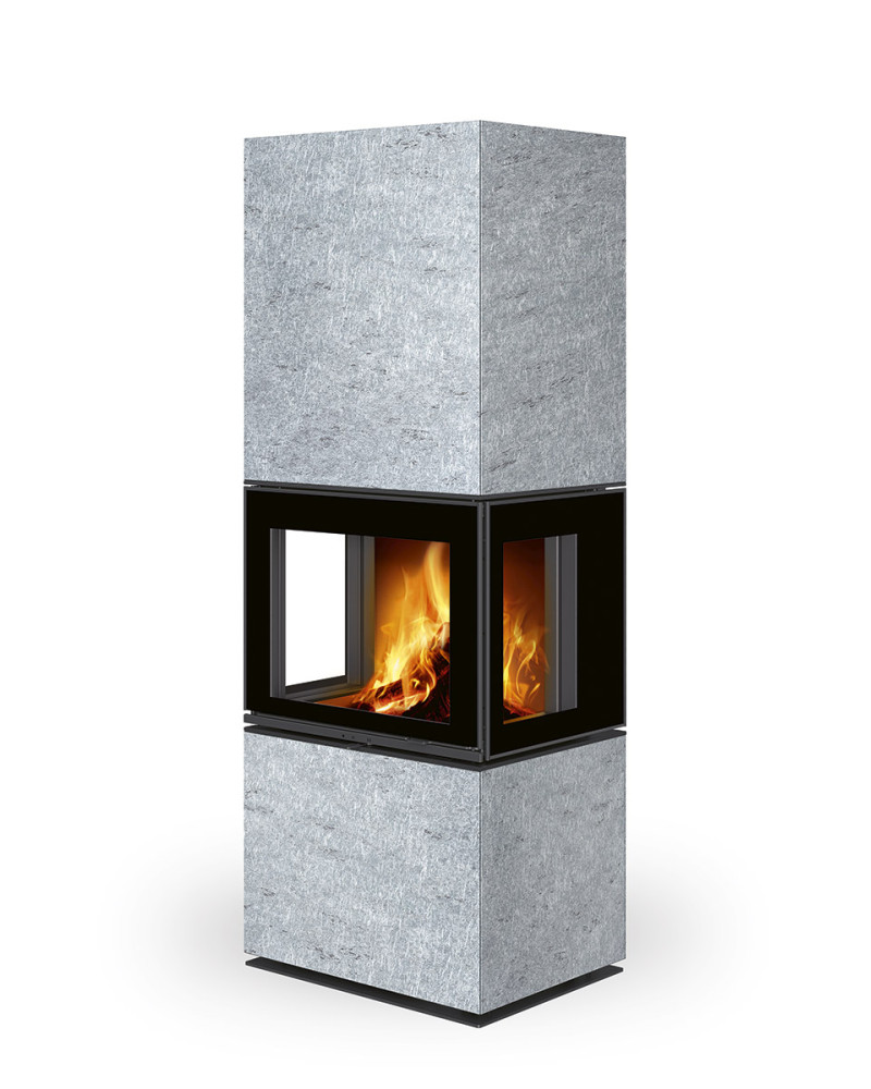 ROMOTOP LERA C GH kameň - dizajnový krb