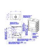 ROMOTOP TELDE keramika rustik - krbové kachle s teplovodným výmenníkom a dvojitým presklením