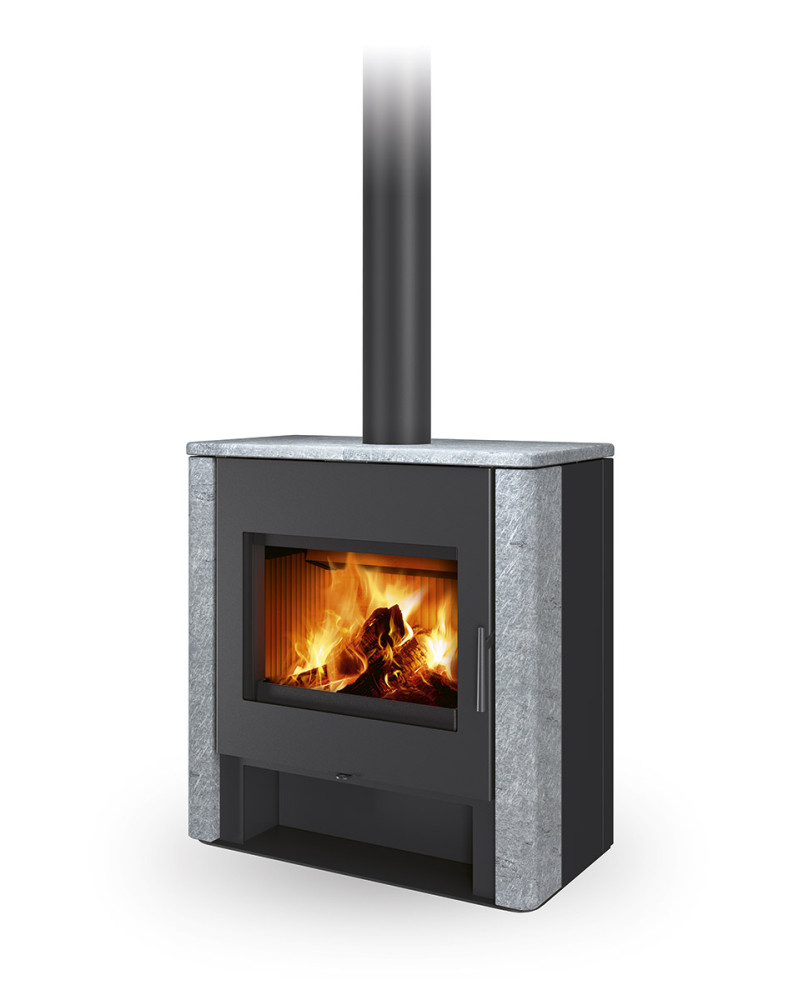 ROMOTOP TELDE kameň - krbové kachle s teplovodným výmenníkom
