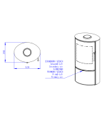 ROMOTOP LAREDO plech - krbové kachle