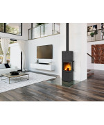 Akumulačné krbové kachle Romotop - ESQUINA plech