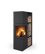 Akumulačné krbové kachle Romotop - ESQUINA plech