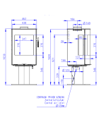 ROMOTOP PARLA T 3S plech - krbové kachle
